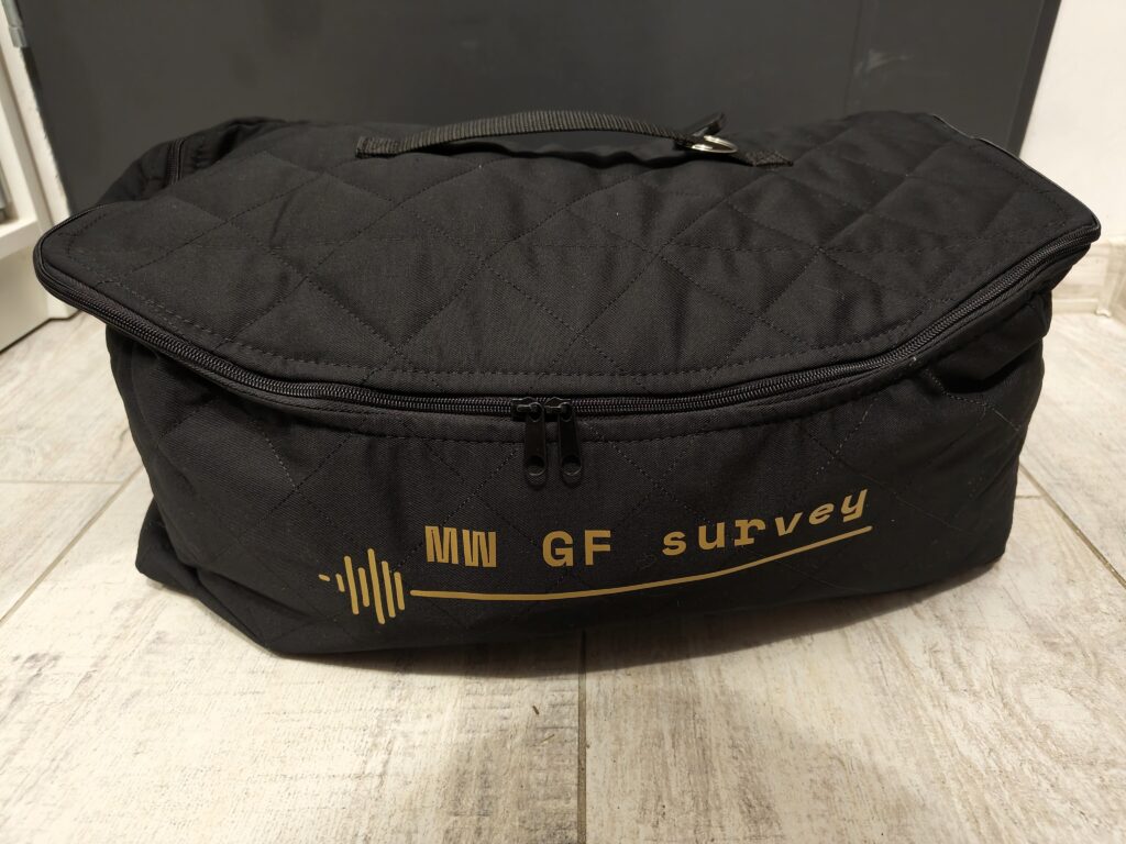 derka magnetyczna TORPOL w pokrowcu transportowym