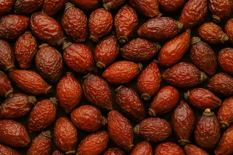 Suszone owoce dzikiej róży jako naturalne źródło witaminy C dla koni