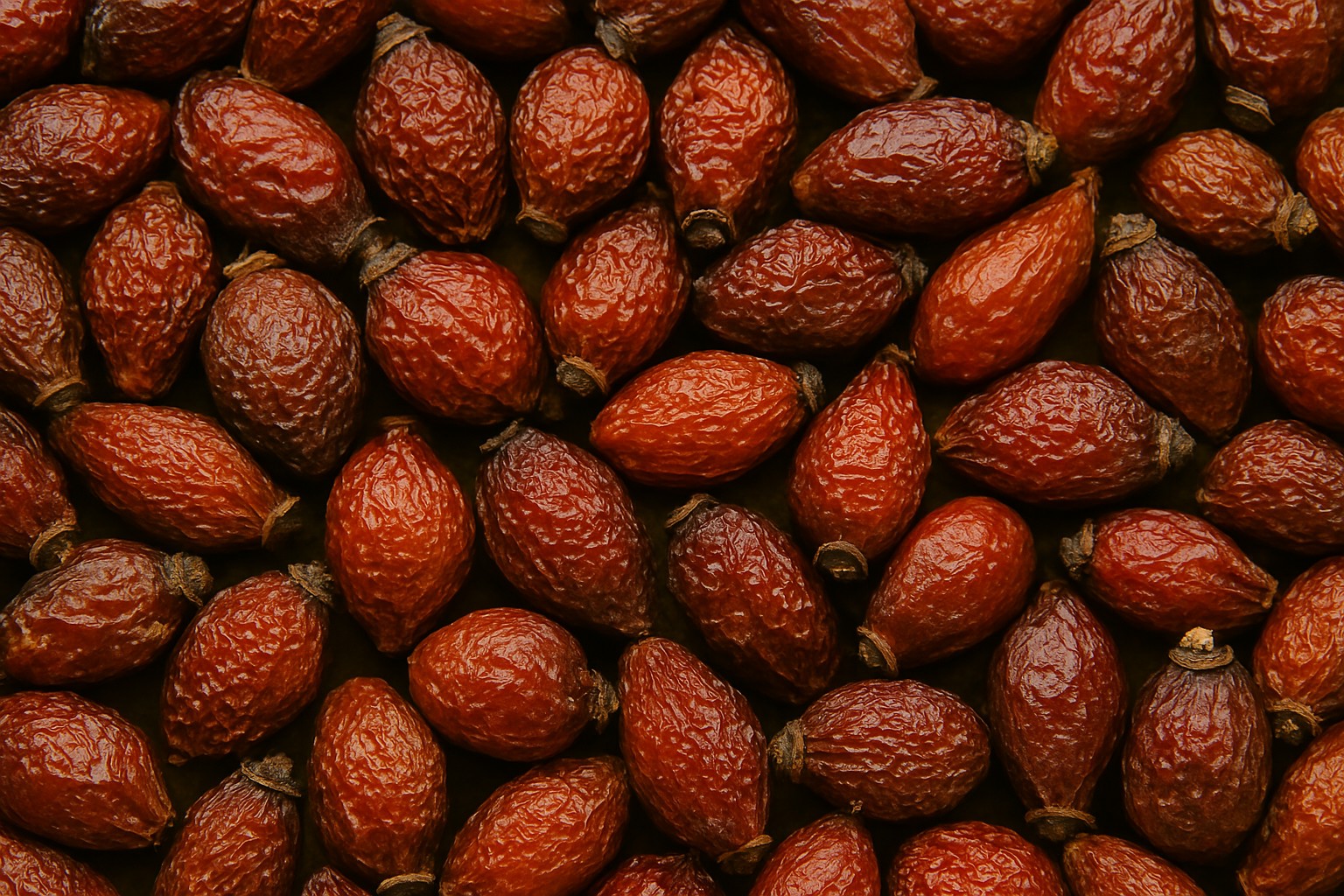 Suszone owoce dzikiej róży jako naturalne źródło witaminy C dla koni