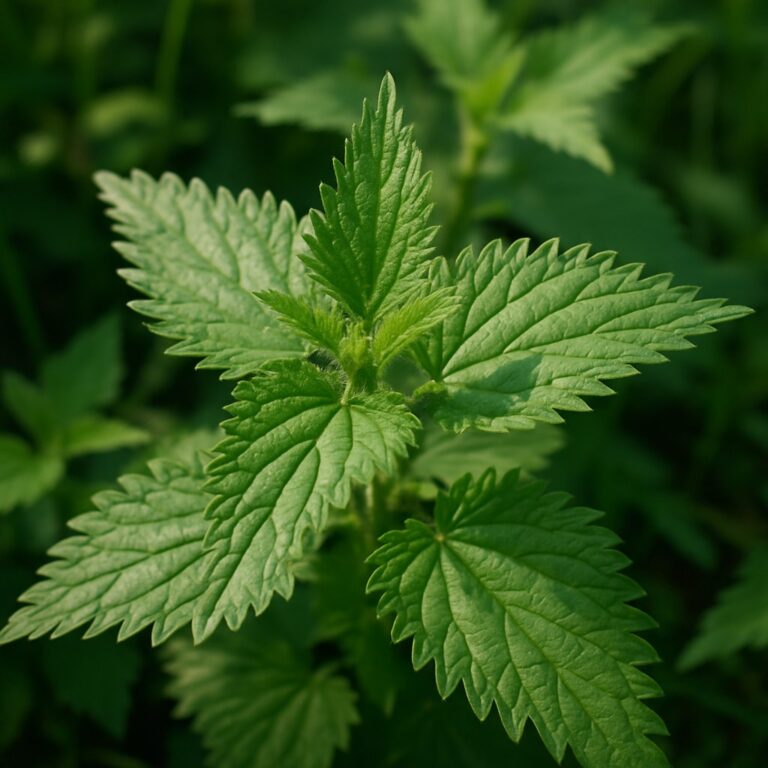 Świeże liście pokrzywy – naturalne źródło żelaza i witaminy C dla koni